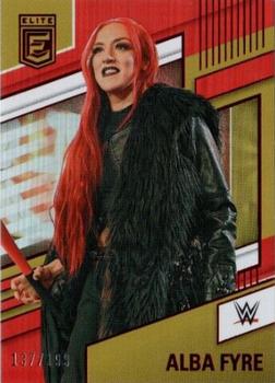 2022 Panini Chronicles WWE - Red #242 Alba Fyre Front