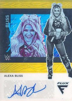 2022 Panini Chronicles WWE - Flux Auto Gold #FX-ABS Alexa Bliss Front