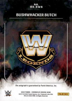 2022 Panini Chronicles WWE - Origins Autographs Gold #OA-BWB Bushwhacker Butch Back