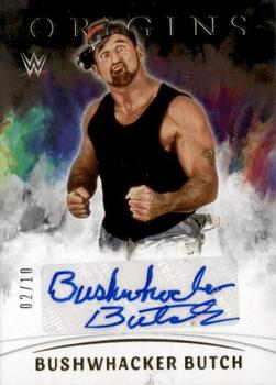 2022 Panini Chronicles WWE - Origins Autographs Gold #OA-BWB Bushwhacker Butch Front