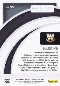 2022 Panini Immaculate Collection WWE #95 Mankind Back