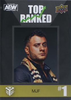 2022 Upper Deck AEW Match Dated Moments - Top Ranked Achievements #TR-1 MJF Front