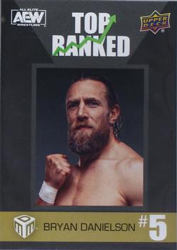 2022 Upper Deck AEW Match Dated Moments - Top Ranked Achievements #TR-5 Bryan Danielson Front