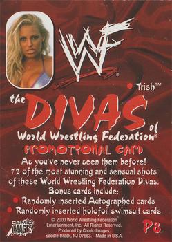 2000 WWF The Divas #P8 Trish Back