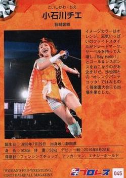 2023 BBM Women's Pro Wrestling #045 Chie Koishikawa Back