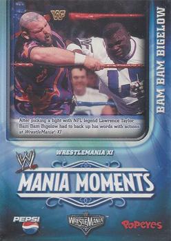 2006 Popeyes WWE Mania Moments #11 Bam Bam Bigelow Front