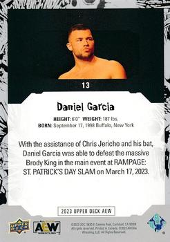 2023 Upper Deck AEW #13 Daniel Garcia Back