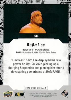 2023 Upper Deck AEW #68 Keith Lee Back