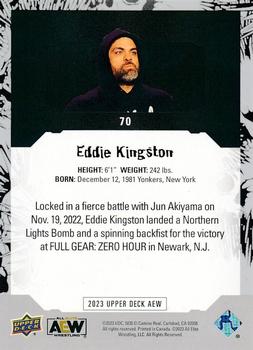2023 Upper Deck AEW #70 Eddie Kingston Back