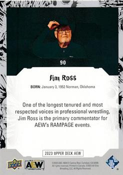 2023 Upper Deck AEW #90 Jim Ross Back