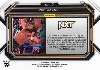 2023 Panini Prizm WWE #13 Von Wagner Back