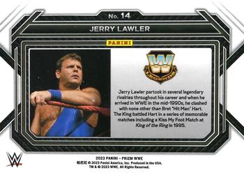2023 Panini Prizm WWE #14 Jerry Lawler Back