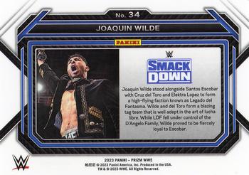 2023 Panini Prizm WWE #34 Joaquin Wilde Back