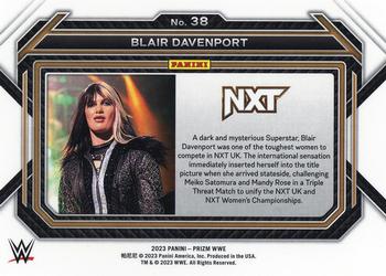 2023 Panini Prizm WWE #38 Blair Davenport Back
