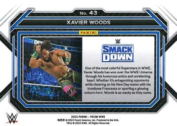 2023 Panini Prizm WWE #43 Xavier Woods Back