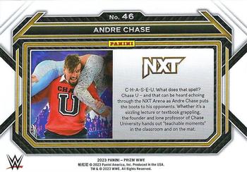 2023 Panini Prizm WWE #46 Andre Chase Back