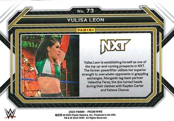2023 Panini Prizm WWE #73 Yulisa Leon Back