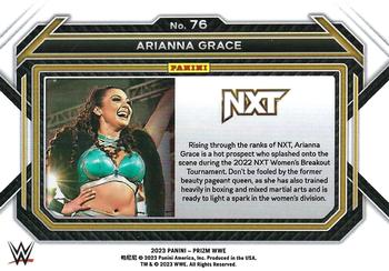 2023 Panini Prizm WWE #76 Arianna Grace Back