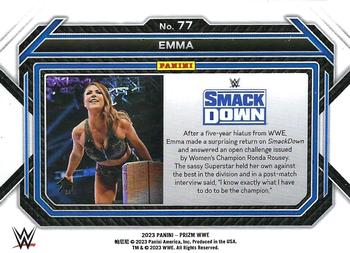 2023 Panini Prizm WWE #77 Emma Back