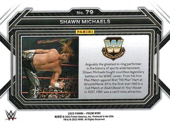 2023 Panini Prizm WWE #79 Shawn Michaels Back