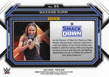 2023 Panini Prizm WWE #85 Maxxine Dupri Back