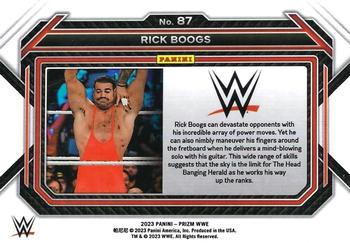 2023 Panini Prizm WWE #87 Rick Boogs Back