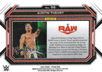2023 Panini Prizm WWE #96 Austin Theory Back