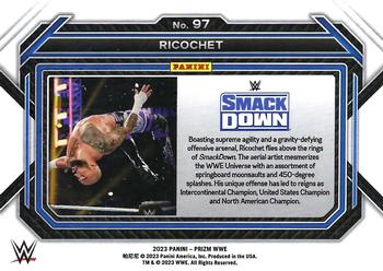 2023 Panini Prizm WWE #97 Ricochet Back