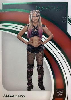 2022 Panini Immaculate Collection WWE - Green #86 Alexa Bliss Front