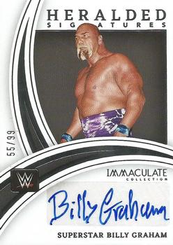2022 Panini Immaculate Collection WWE - Heralded Signatures #HS-SBG Superstar Billy Graham Front