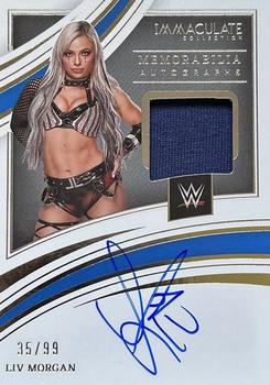 2022 Panini Immaculate Collection WWE - Memorabilia Autographs #MA-LVM Liv Morgan Front