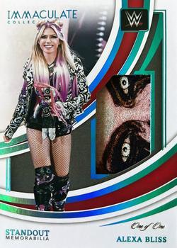 2022 Panini Immaculate Collection WWE - Standout Memorabilia Platinum #SM-ABS Alexa Bliss Front