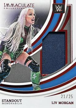 2022 Panini Immaculate Collection WWE - Standout Memorabilia Red #SM-LVM Liv Morgan Front