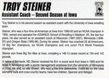2005-06 Iowa Hawkeyes #NNO Troy Steiner Back