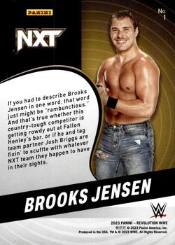 2023 Panini Revolution WWE #1 Brooks Jensen Back