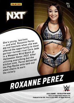 2023 Panini Revolution WWE #12 Roxanne Perez Back