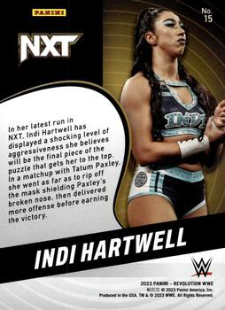 2023 Panini Revolution WWE #15 Indi Hartwell Back