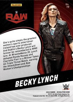 2023 Panini Revolution WWE #19 Becky Lynch Back
