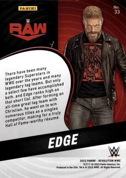 2023 Panini Revolution WWE #33 Edge Back