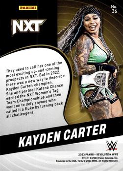 2023 Panini Revolution WWE #36 Kayden Carter Back