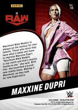 2023 Panini Revolution WWE #38 Maxxine Dupri Back