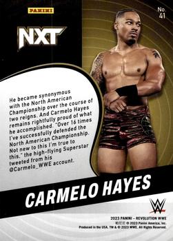 2023 Panini Revolution WWE #41 Carmelo Hayes Back