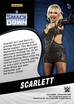 2023 Panini Revolution WWE #42 Scarlett Back