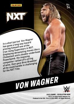 2023 Panini Revolution WWE #54 Von Wagner Back