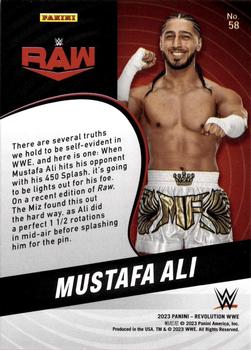 2023 Panini Revolution WWE #58 Mustafa Ali Back