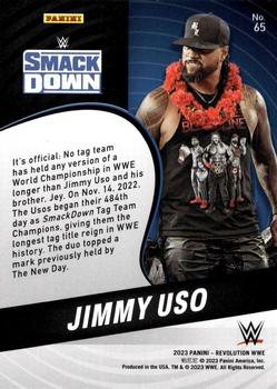 2023 Panini Revolution WWE #65 Jimmy Uso Back