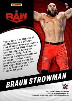 2023 Panini Revolution WWE #69 Braun Strowman Back