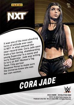2023 Panini Revolution WWE #71 Cora Jade Back