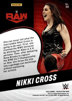 2023 Panini Revolution WWE #88 Nikki Cross Back