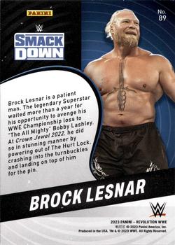 2023 Panini Revolution WWE #89 Brock Lesnar Back